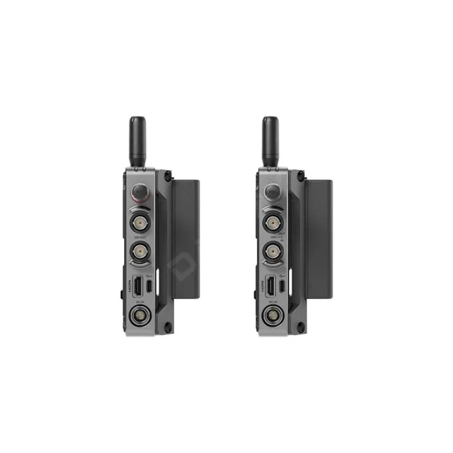 DJI Transmission TX/RXセットの側面端子および操作部