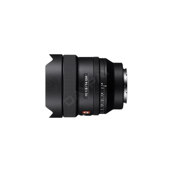 Sony FE 14mm F1.8 GM 鏡胴側面と操作部の外観