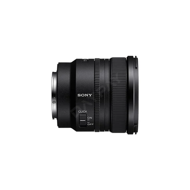 デイペイレンタル｜DAYPAY RENTALのカメラレンタルで取扱うSony FE 20mm F1.8 Gレンズの側面（絞りリング・CLICKスイッチ部分）の製品画像
