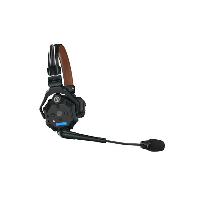 Hollyland Solidcom C1 Pro ワイヤレスインターカムヘッドセットのハウジング部とマイクブーム