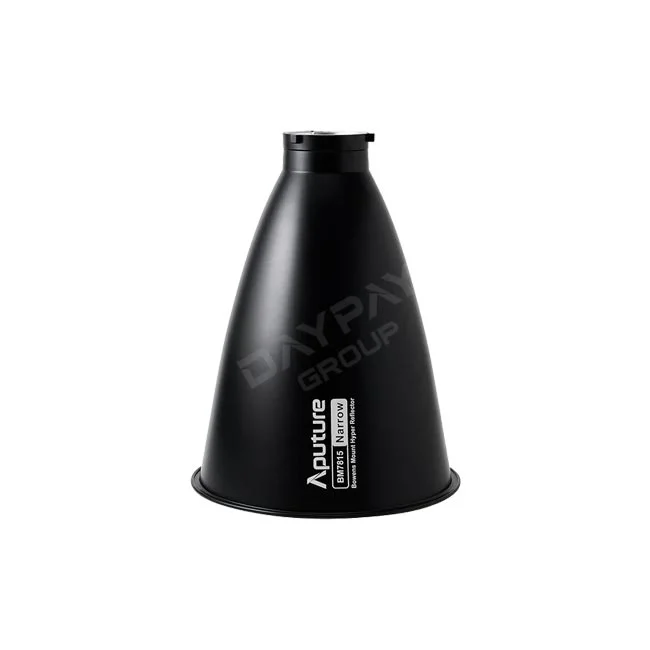 Aputure STORM 1000c/1200x 15°リフレクターの正面全体像。撮影機材レンタルを提供するデイペイレンタル｜DAYPAY RENTALで取り扱う照明アクセサリーの外観です。