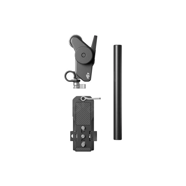 DJI Focus Pro All-in-One Combo 付属のロッドマウント、ベースプレート、ロッドの同梱パーツ