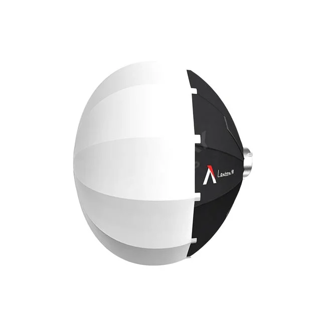 Aputure Lantern 90の全体像（側面から見た丸型のソフトボックス）