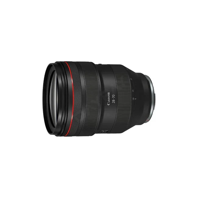 Canon RF28-70mm F2L USM レンズ本体の側面と操作部
