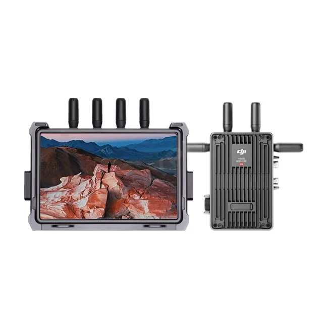 DJI Transmission モニターとレシーバーのセット正面