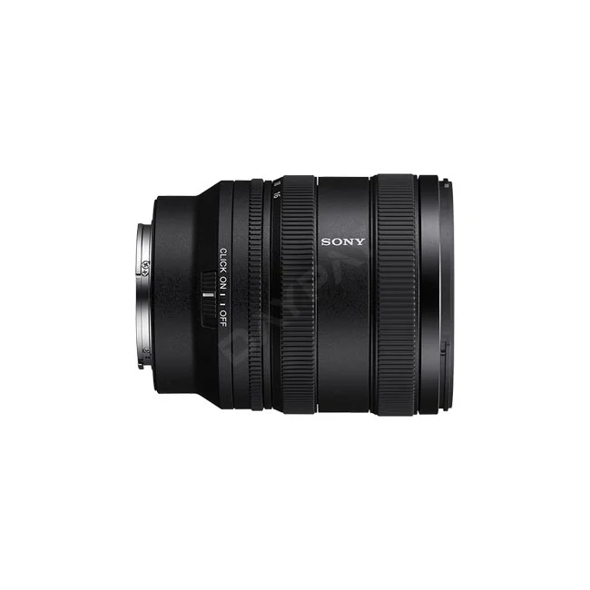 Sony FE 16-25 mm F2.8 G 側面の絞りクリック切り替えスイッチと操作リング
