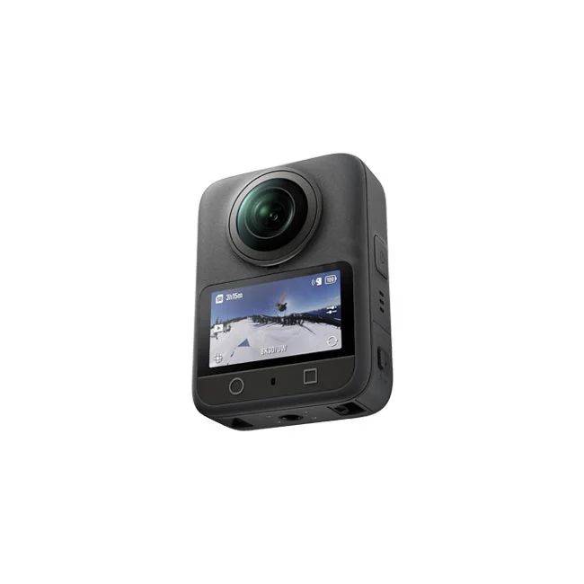 DJI Osmo 360 Standard Combo 正面LCD画面とレンズの様子