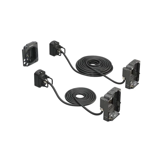 Sony VENICE 2 Extension System 2 の本体ユニットと接続ケーブル、拡張ブロックの全体像