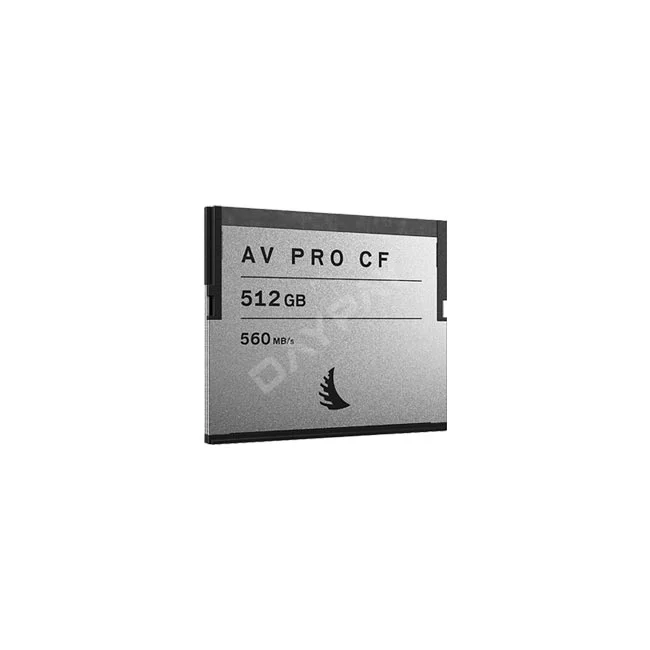 Angelbird AV Pro CFast 2.0 512GB メモリーカードの本体表面