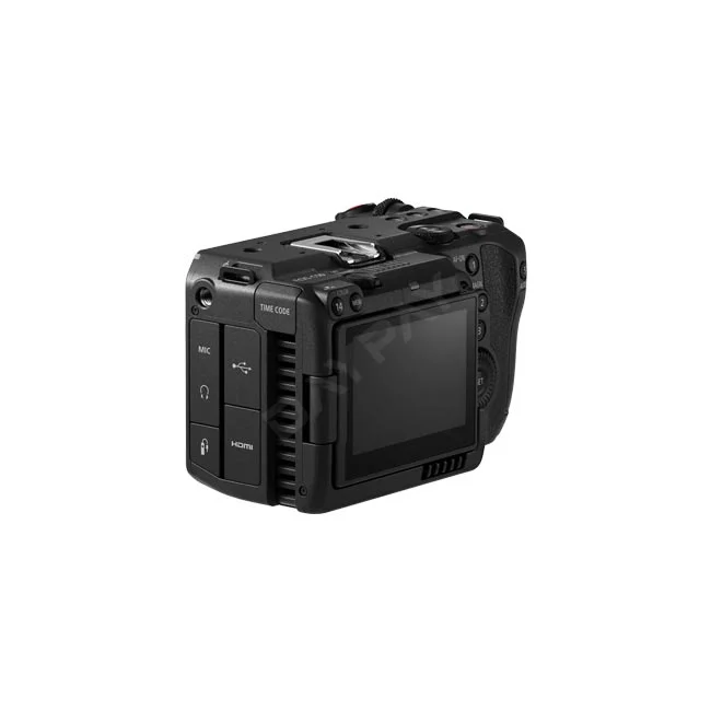 Canon EOS C50 側面端子と背面モニター部