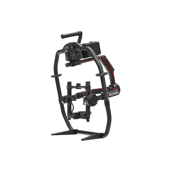 DJI Ronin 2 ジンバル本体の全体像と内蔵スタンド（足）