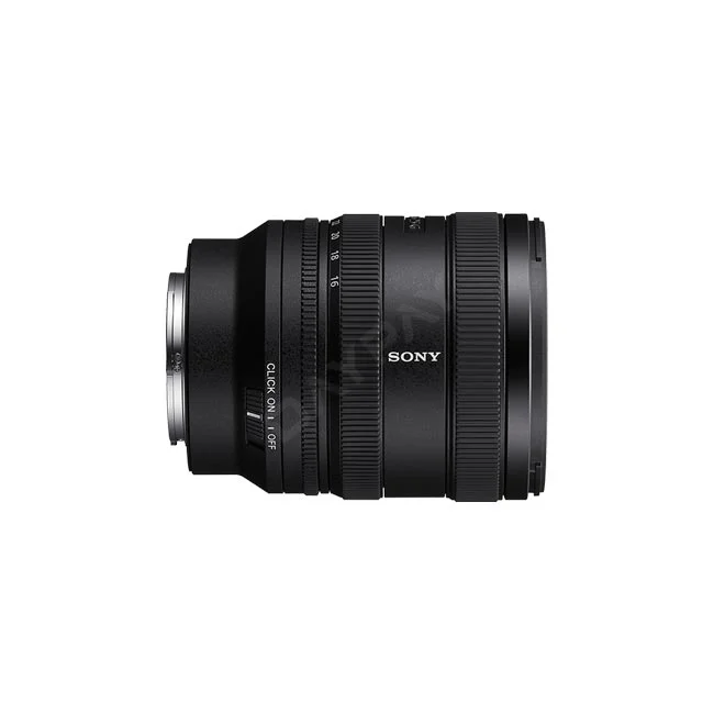 Sony FE 16-25mm F2.8 G ズームレンズの側面外観と操作部の様子