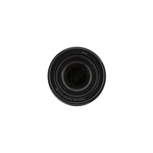 Canon RF28-70mm F2L USM 前面レンズ面・フィルター径95mmの正面図