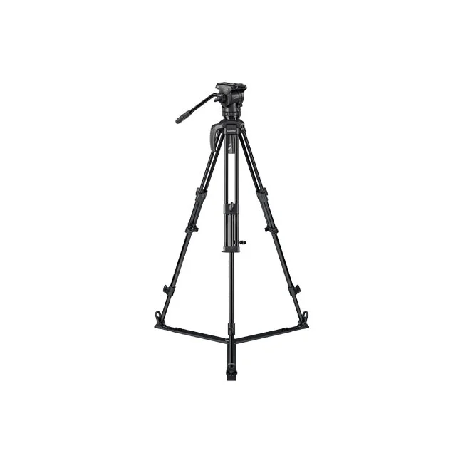 Sachtler Ace M GS MK II ビデオ用三脚の全体像（グランドスプレッダー付き）