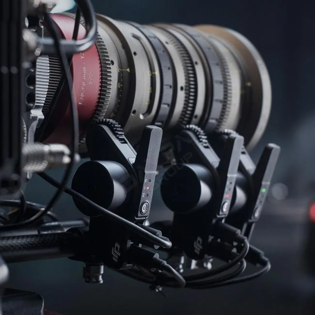 DJI Focus Pro モーターとレンズの装着状態