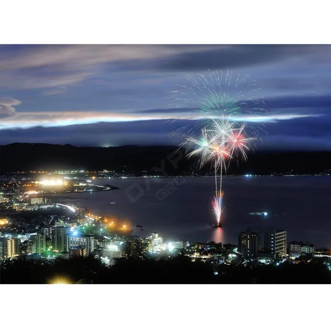 H&Y 100x100mm Black Mistフィルターを使用した作例写真（夜景と花火）
