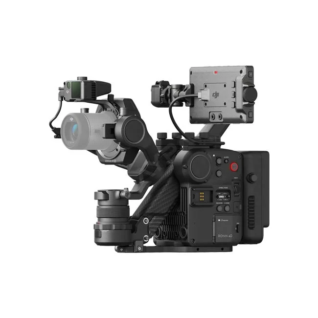 DJI Ronin 4D-6K 本体側面とモニター、ジンバルカメラ部の全体像