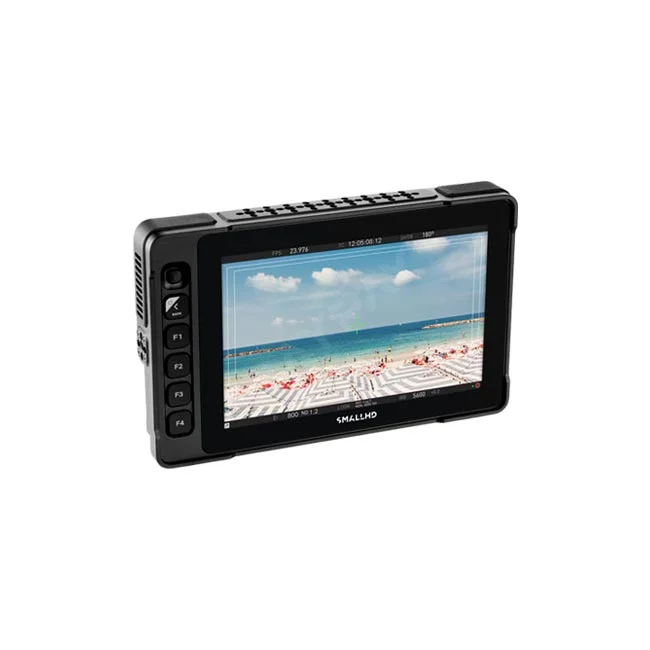SmallHD Ultra 7 正面モニター画面と操作ボタン