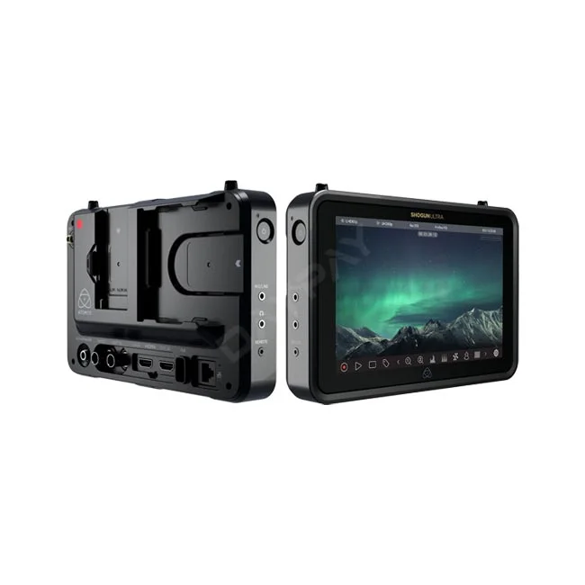 Atomos Shogun ULTRA 前面および背面・底面の端子部