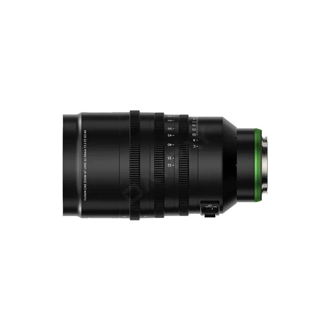 Fujifilm GF32-90mmT3.5 PZ OIS WR ズームレンズの側面全体像