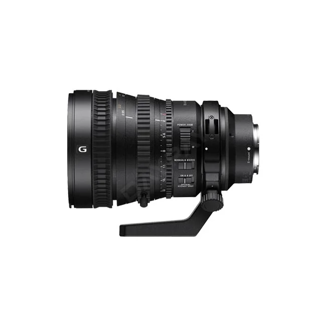Sony FE PZ 28-135mm F4 G 側面の操作部と三脚座