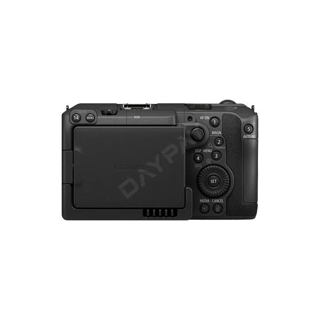 Canon EOS C50 背面液晶モニターと操作ボタン