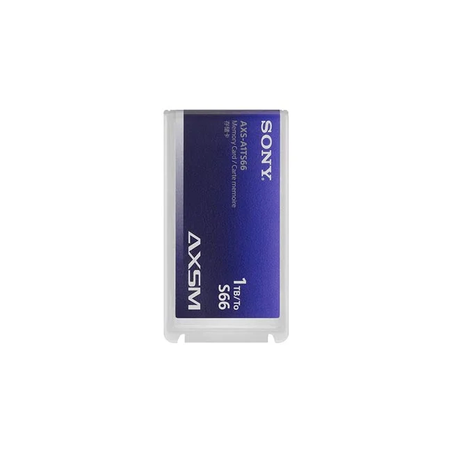Sony 1TB AXS S66 メモリーカード本体の正面全体図