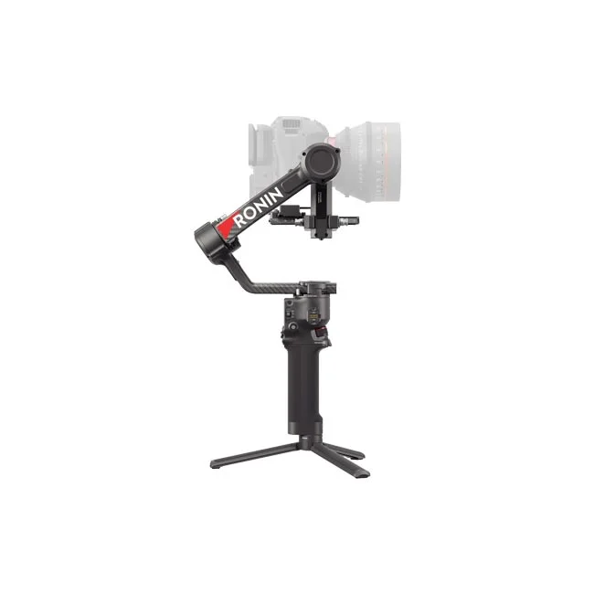 DJI RS 4 Pro ジンバルの側面・全体像とカメラ装着状態