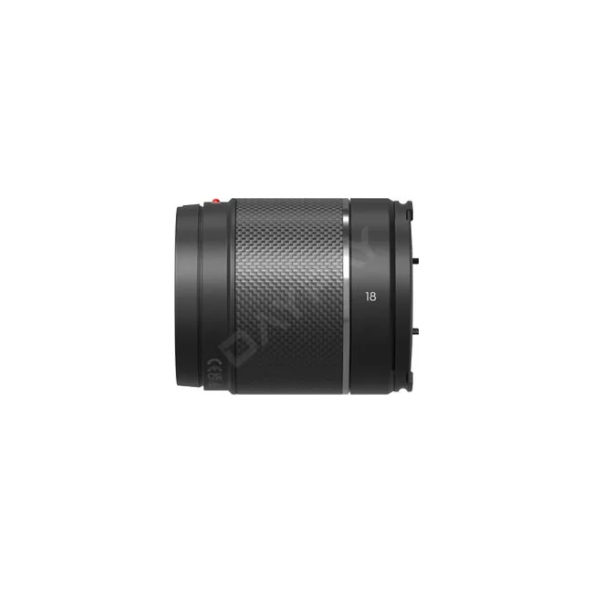 DJI DL 18mm F2.8 LS ASPH レンズの側面と鏡筒