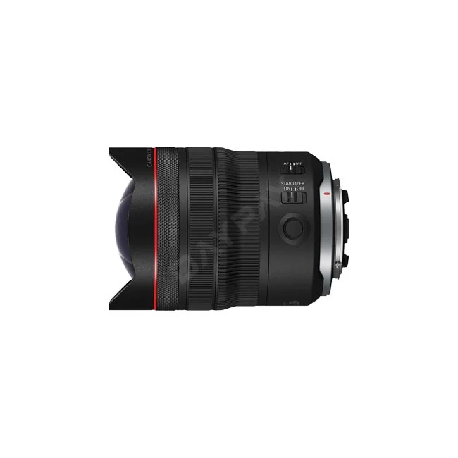 Canon RF10-20mm F4 L IS STM 側面スイッチ部・操作ボタン
