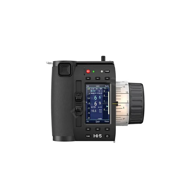 ARRI Hi-5 ハンドユニットの正面モニターおよび操作ボタン周り