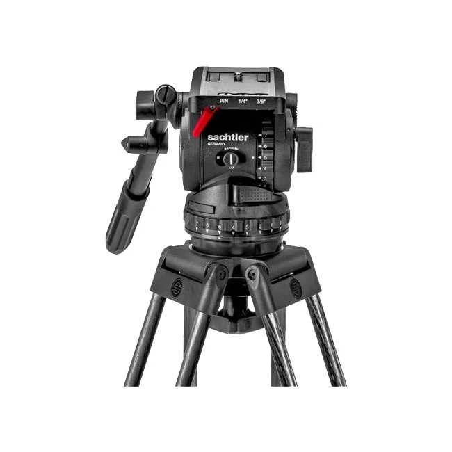 Sachtler Video20 S1 100φ 三脚の正面からの全体像
