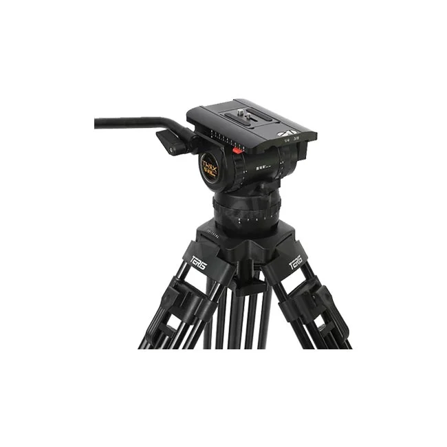 Teris TX-V18L Plus 100φ三脚の雲台部分と上部脚の接続部