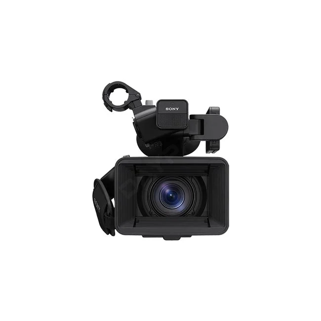 Sony HXR-NX800 正面（レンズ・フード側）