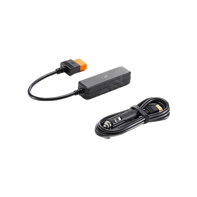 DJI Power Car Power SDC Cable (12V/24V) のケーブル本体とシガーソケット接続部