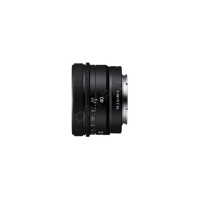 Sony FE 40mm F2.5 G 側面と操作部