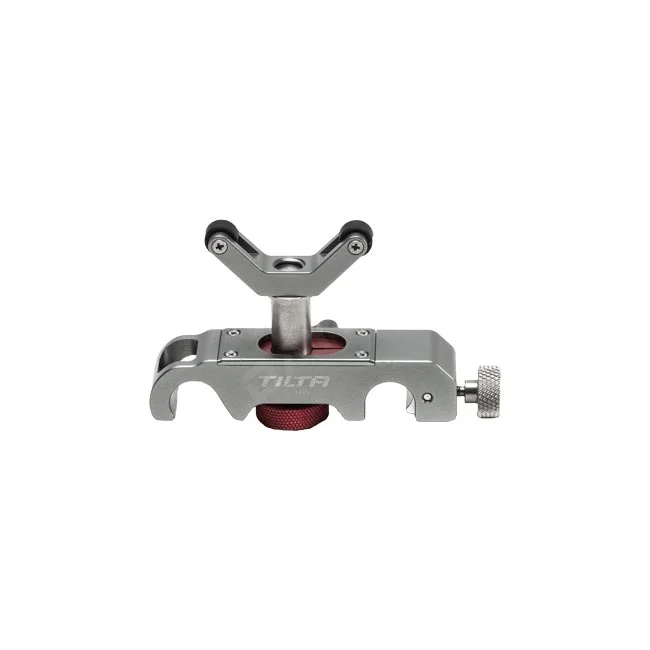 Tilta 15mm LS-T05 レンズサポートの正面全体と調整用ノブ