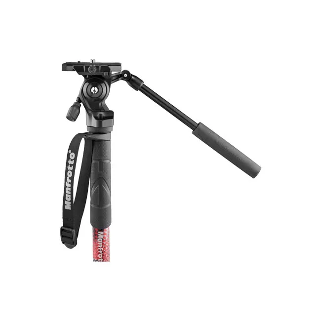 Manfrotto Element MII Video Monopodの雲台およびグリップ部