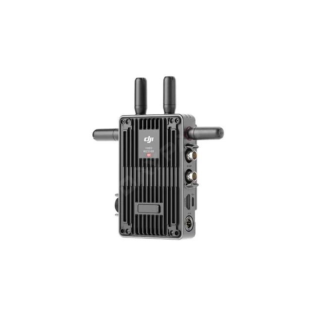 DJI Transmission 受信機（RX）の端子・アンテナ側面の外観