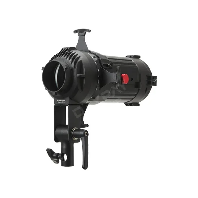 Aputure Spotlight Mini 36° Lens Kitのプロジェクションレンズ本体とマウント部の外観を撮影した撮影機材レンタル商品詳細画像。デイペイレンタル｜DAYPAY RENTAL