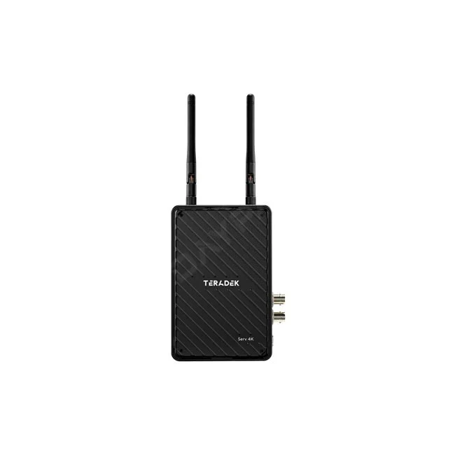 Teradek Serv 4K 正面全体（アンテナ2本装着状態）