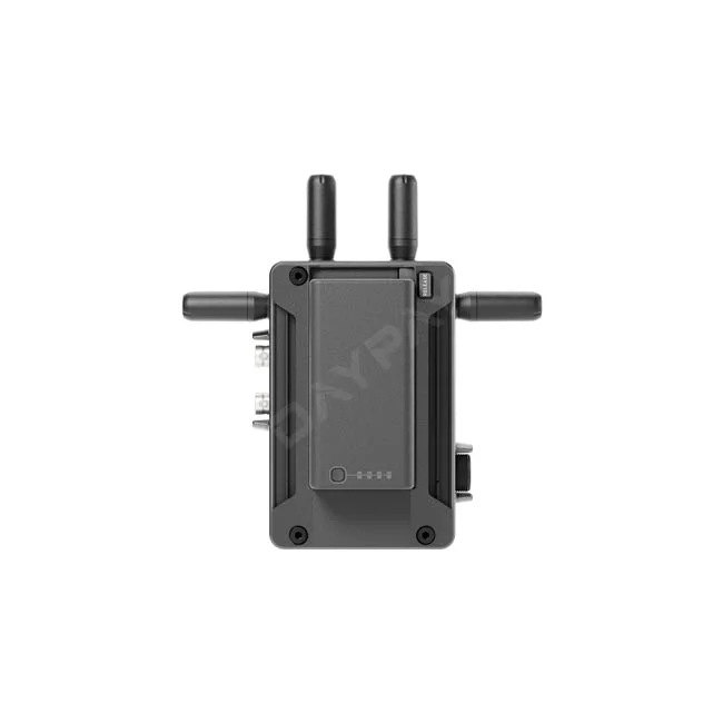 DJI Transmission トランスミッターまたはレシーバーの背面とアンテナ、バッテリー装着部の外観