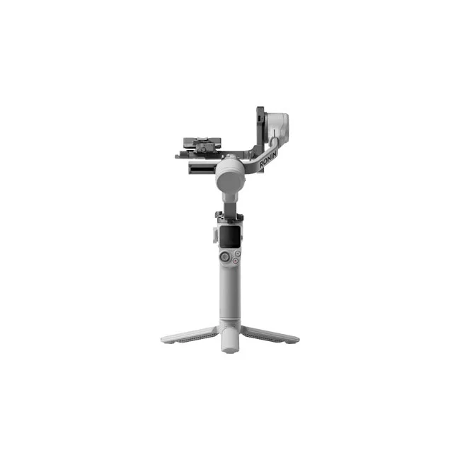 DJI RS 4 Mini Combo ジンバル本体の正面全体像（三脚装着時）