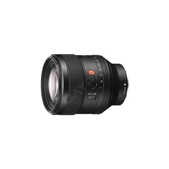 Sony FE 85mm F1.4 GM II 側面・操作部(フォーカスホールドボタンとAF/MFスイッチ)