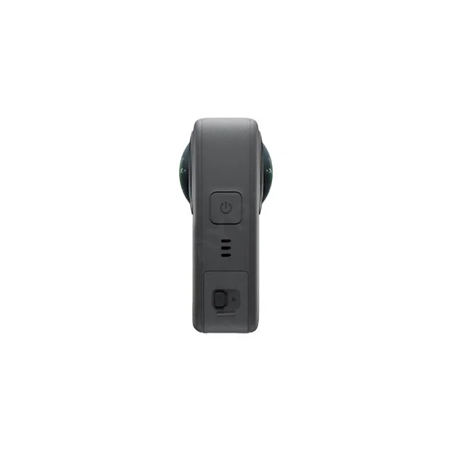 DJI Osmo 360 Standard Combo 本体側面・電源ボタンおよび操作部の外観