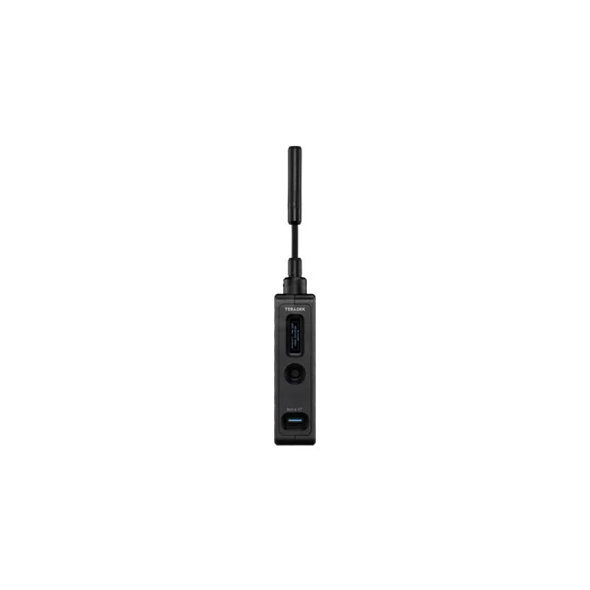 Teradek Bolt 6 XT1500 RX 本体正面のディスプレイおよび端子部