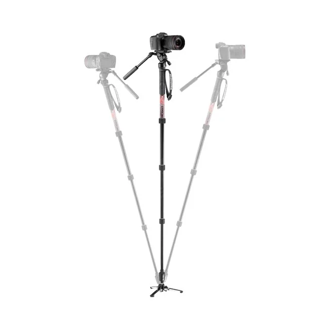 Manfrotto Element MII Video Monopodの傾き動作を示す状態