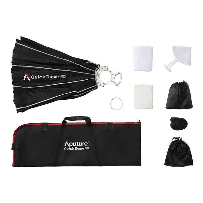Aputure Quick Dome 90 収納バッグと付属品一式