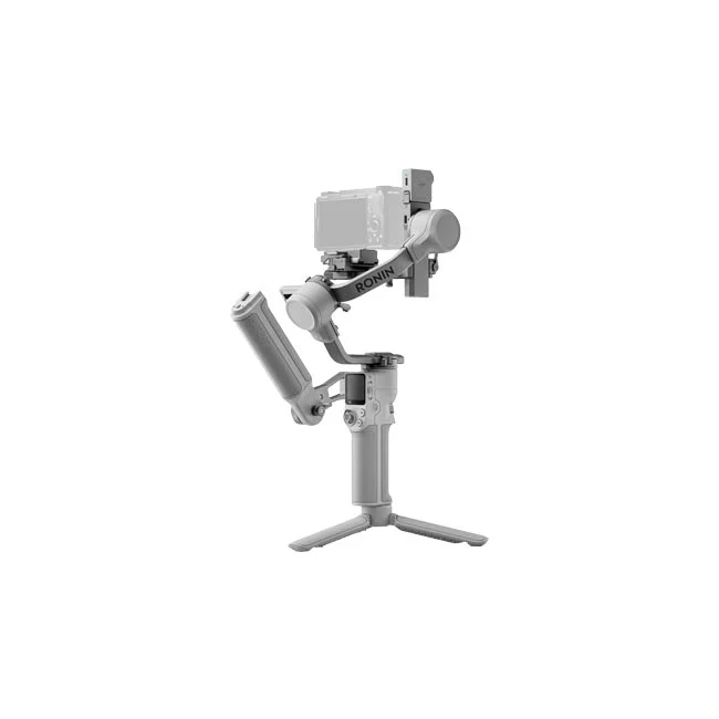 DJI RS 4 Mini Combo ジンバル本体とカメラ装着状態の全体像