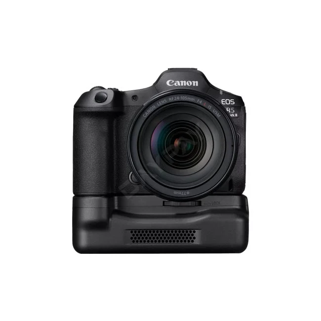 Canon CF-R20EP バッテリーグリップ装着状態の正面ビュー